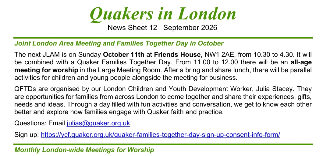 QiL News Sheet 12